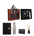 A5 NoteBook, Flask, Card Holder, Keychain, Pen